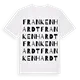 Frankenhardt ordlek t-shirt