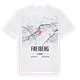 Freiberg karta t-shirt