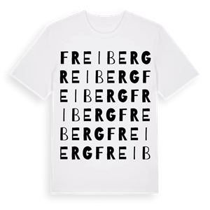 Freiberg ordlek t-shirt – ekologisk bomull t-shirt från Pinshirt