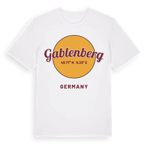 Gablenberg cirkel t-shirt – ekologisk bomull t-shirt från Pinshirt