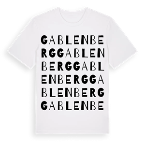 Gablenberg ordlek t-shirt – ekologisk bomull t-shirt från Pinshirt