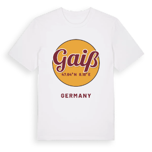Gaiß cirkel t-shirt – ekologisk bomull t-shirt från Pinshirt