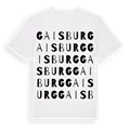 Gaisburg ordlek t-shirt
