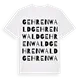 Gehrenwald ordlek t-shirt