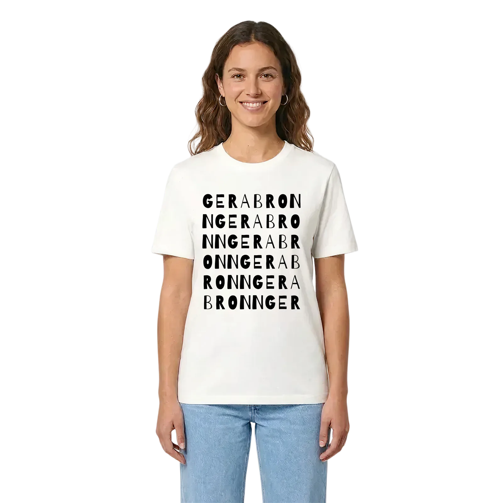 Gerabronn ordlek t-shirt – White, i miljö