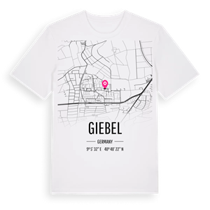 Giebel karta t-shirt – ekologisk bomull t-shirt från Pinshirt