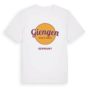 Giengen cirkel t-shirt – ekologisk bomull t-shirt från Pinshirt