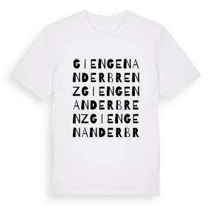 Giengen an der Brenz ordlek t-shirt – ekologisk bomull t-shirt från Pinshirt