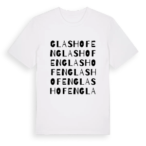 Glashofen ordlek t-shirt – ekologisk bomull t-shirt från Pinshirt