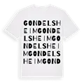 Gondelsheim ordlek t-shirt