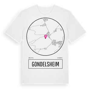Gondelsheim t-shirt – ekologisk bomull t-shirt från Pinshirt