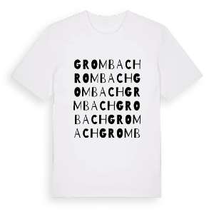 Grombach ordlek t-shirt – ekologisk bomull t-shirt från Pinshirt
