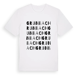 Grunbach ordlek t-shirt – ekologisk bomull t-shirt från Pinshirt