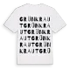 Grünkraut ordlek t-shirt