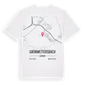 Grünwettersbach karta t-shirt