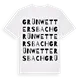 Grünwettersbach ordlek t-shirt