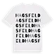 Hagsfeld ordlek t-shirt