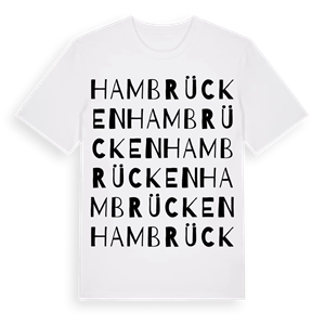 Hambrücken ordlek t-shirt – ekologisk bomull t-shirt från Pinshirt