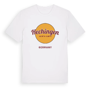 Hechingen cirkel t-shirt – ekologisk bomull t-shirt från Pinshirt
