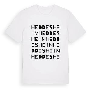 Heddesheim ordlek t-shirt – ekologisk bomull t-shirt från Pinshirt