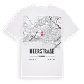 Heerstraße karta t-shirt