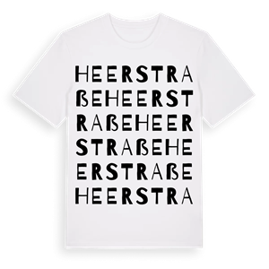 Heerstraße ordlek t-shirt – ekologisk bomull t-shirt från Pinshirt