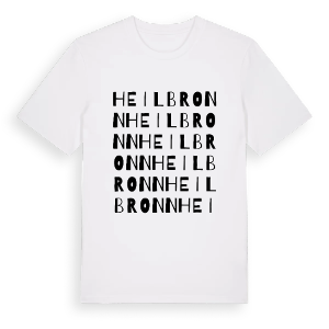 Heilbronn ordlek t-shirt – ekologisk bomull t-shirt från Pinshirt