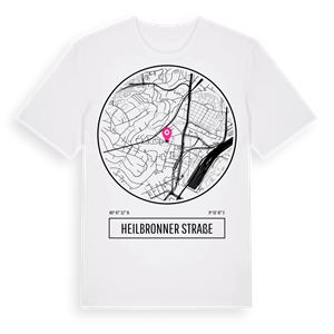 Heilbronner Straße t-shirt – ekologisk bomull t-shirt från Pinshirt