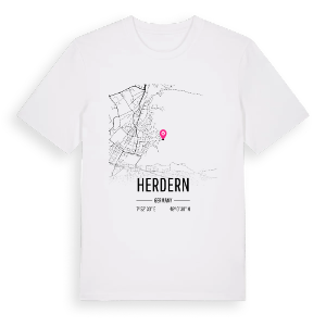 Herdern karta t-shirt – ekologisk bomull t-shirt från Pinshirt