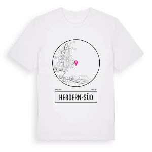 Herdern-Süd t-shirt – ekologisk bomull t-shirt från Pinshirt