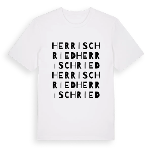 Herrischried ordlek t-shirt – ekologisk bomull t-shirt från Pinshirt