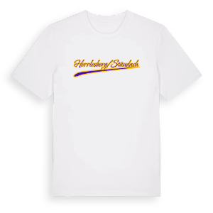 Herrlesberg/Stäudach baseball t-shirt – ekologisk bomull t-shirt från Pinshirt