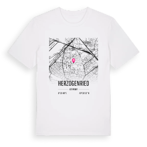 Herzogenried karta t-shirt – ekologisk bomull t-shirt från Pinshirt
