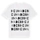 Heumaden ordlek t-shirt