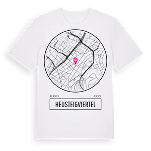 Heusteigviertel t-shirt – ekologisk bomull t-shirt från Pinshirt