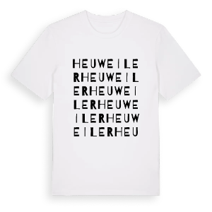 Heuweiler ordlek t-shirt – ekologisk bomull t-shirt från Pinshirt