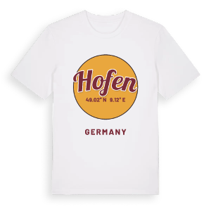 Hofen cirkel t-shirt – ekologisk bomull t-shirt från Pinshirt