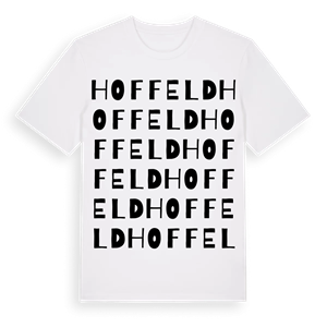 Hoffeld ordlek t-shirt – ekologisk bomull t-shirt från Pinshirt
