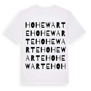 Hohe Warte ordlek t-shirt – ekologisk bomull t-shirt från Pinshirt