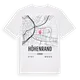 Höhenrand karta t-shirt