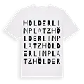 Hölderlinplatz ordlek t-shirt