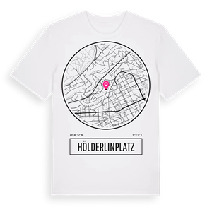 Hölderlinplatz t-shirt – ekologisk bomull t-shirt från Pinshirt
