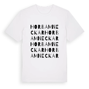 Horb am Neckar ordlek t-shirt – ekologisk bomull t-shirt från Pinshirt
