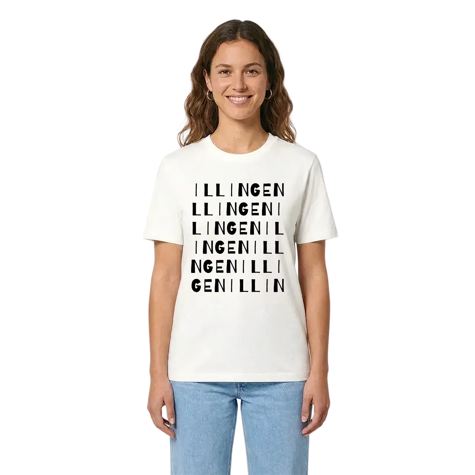 Illingen ordlek t-shirt – White, i miljö