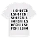 Ilshofen ordlek t-shirt