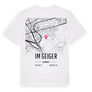 Im Geiger karta t-shirt – ekologisk bomull t-shirt från Pinshirt