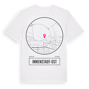 Innenstadt-Ost t-shirt – ekologisk bomull t-shirt från Pinshirt