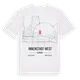 Innenstadt-West karta t-shirt