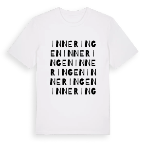 Inneringen ordlek t-shirt – ekologisk bomull t-shirt från Pinshirt