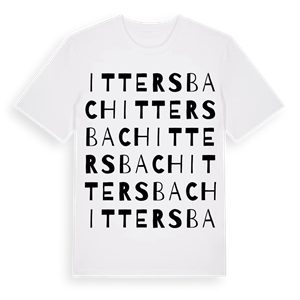 Ittersbach ordlek t-shirt – ekologisk bomull t-shirt från Pinshirt